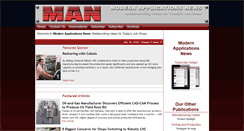 Desktop Screenshot of modernapplicationsnews.com